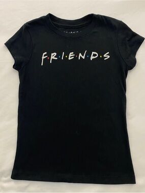 Kids FRIENDS TV Show Logo Graphic T-Shirt - Size S (6/6X)